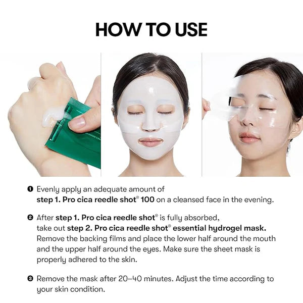 VT Pro Cica Reedle Shot 100 2-Step Hydrogel Mask