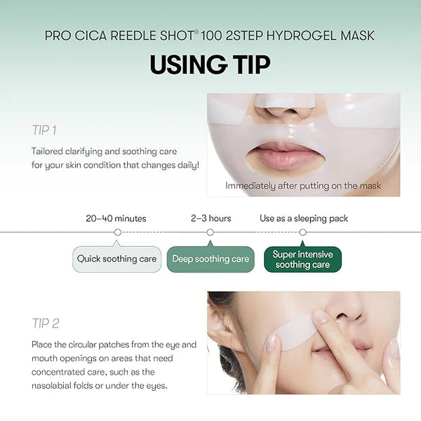 VT Pro Cica Reedle Shot 100 2-Step Hydrogel Mask