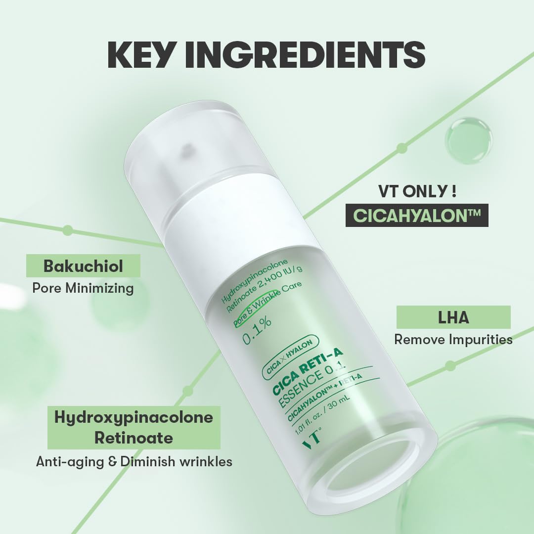 VT COSMETICS Cica Reti-A Retinol Essence 0.1