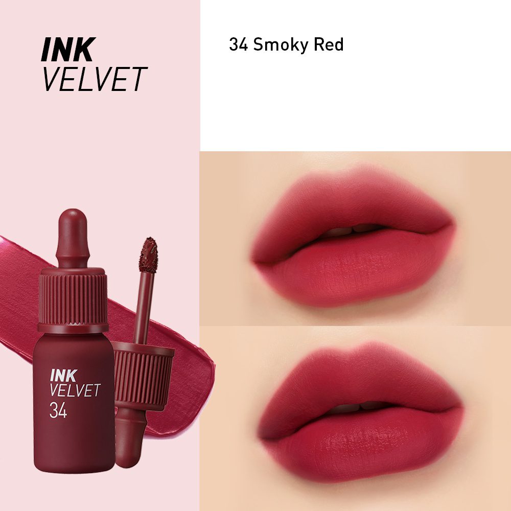 Peripera INK VELVET 034 SMOKY RED