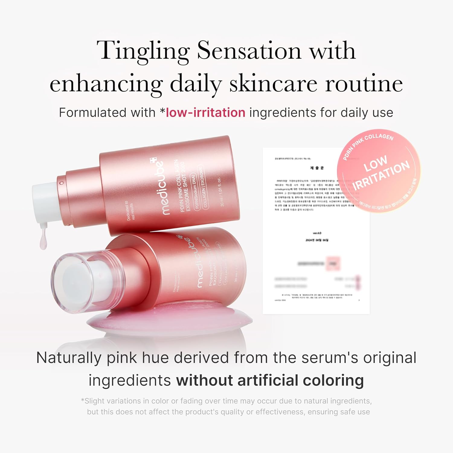 Medicube PDRN Pink Collagen Exosome Shot Serum 2,000 PPM
