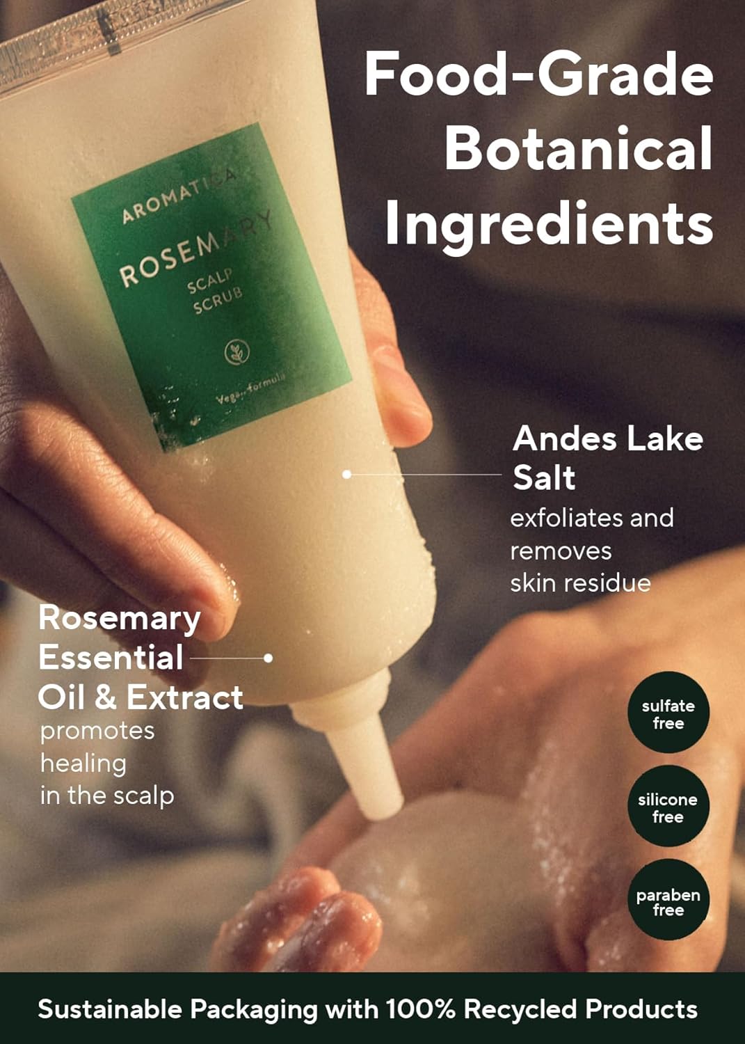 Aromatica Rosemary Salt Scrub 165gr