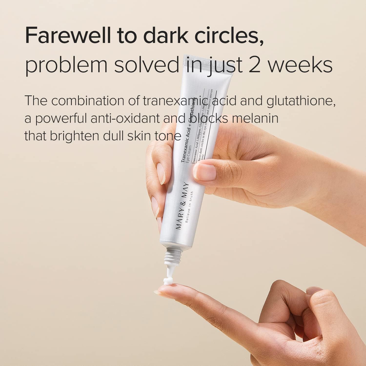 mary and may Tranexamic Acid+ Glutathion Eye Cream 30ml