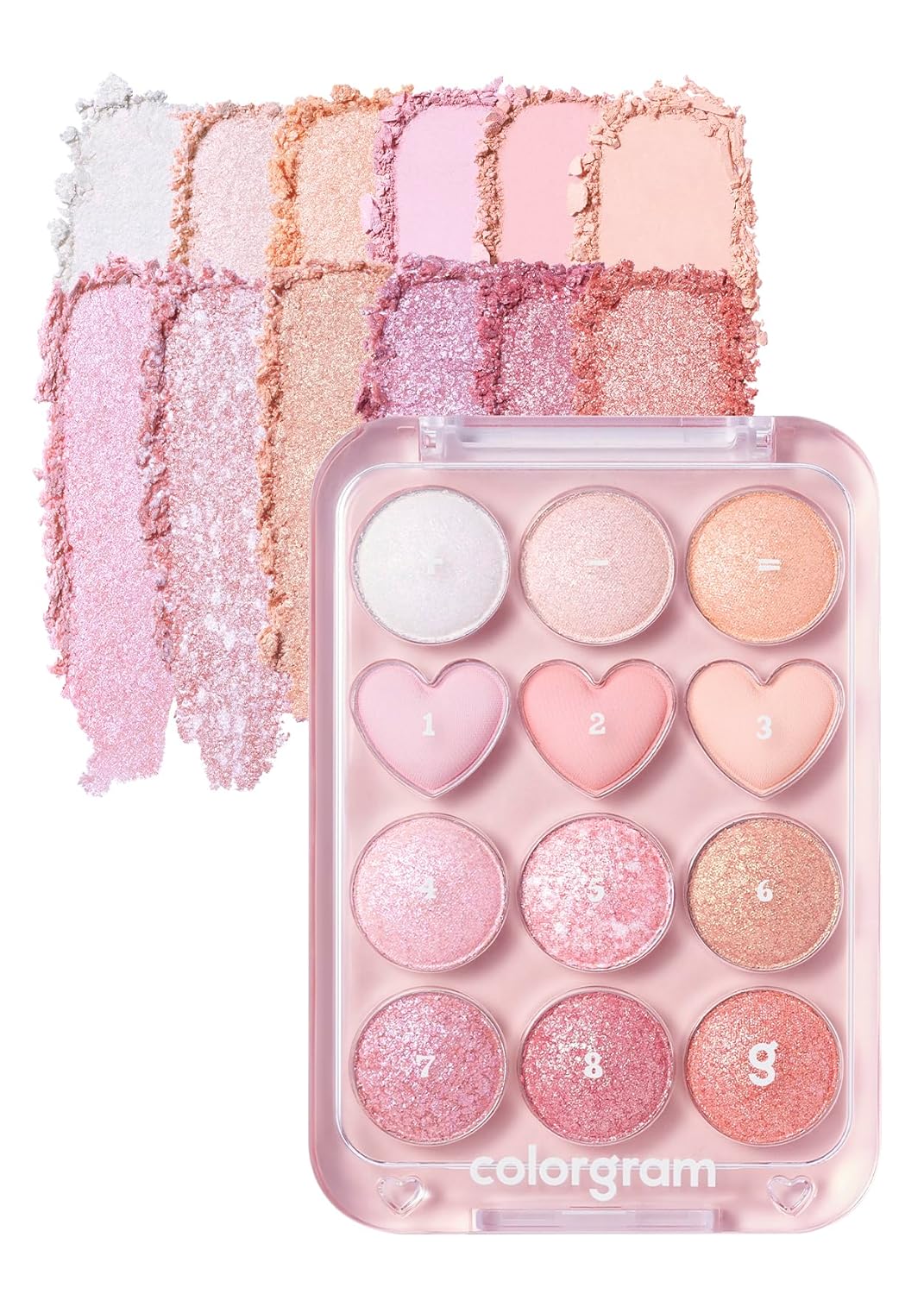 COLORGRAM Pin Point Eyeshadow Palette 04 Bright+Cool