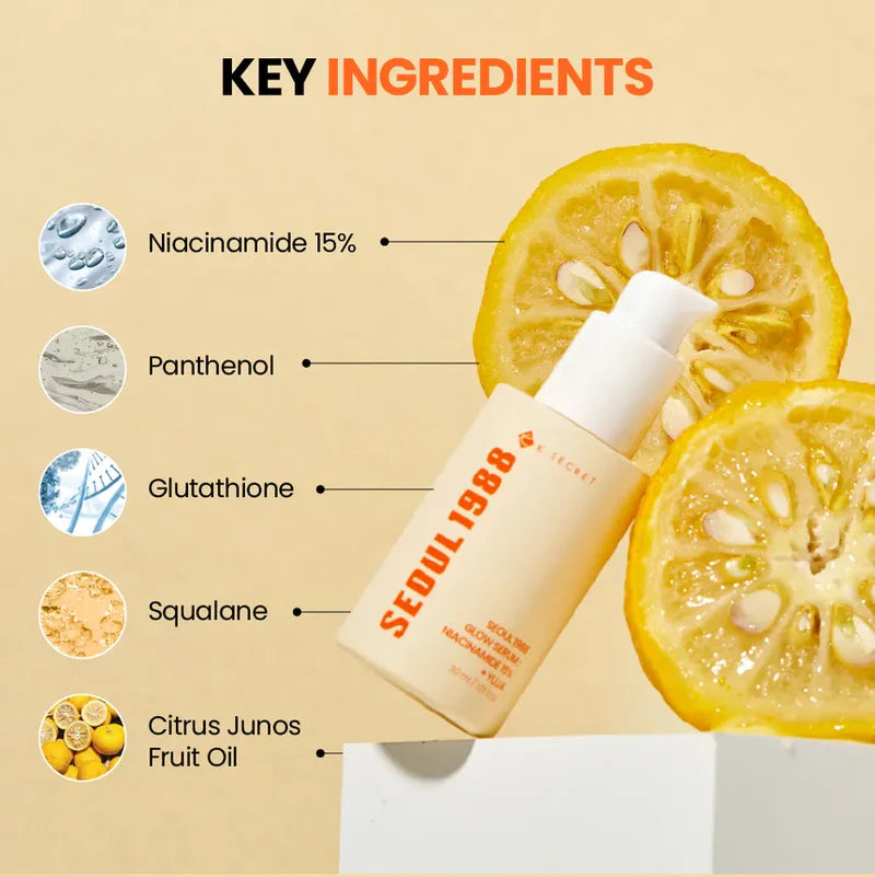 KSECRET SEOUL 1988 Glow Serum: Niacinamide 15% + Yuja 30ml