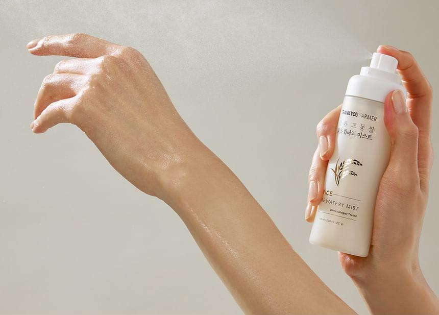 Thank you farmer rice watery mist