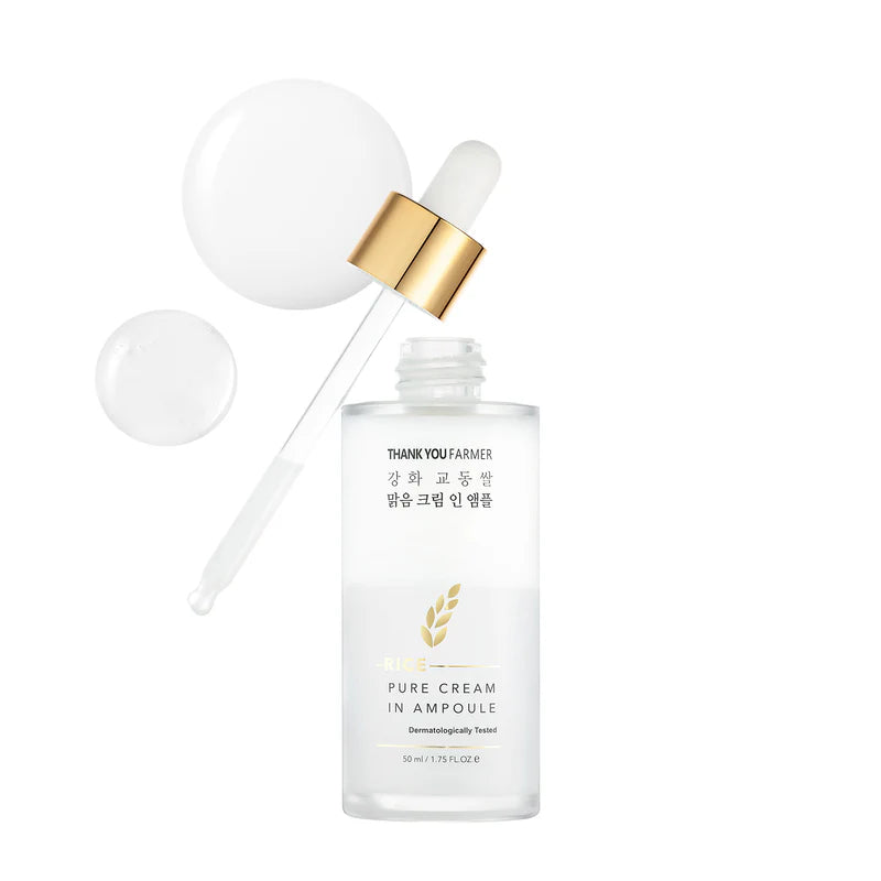 Thank you farmer Rice Pure Cream in Ampoule 50ml 2