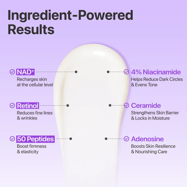 Numbuzin No.9 NAD+ Retinol Volumetox Eye Cream 5
