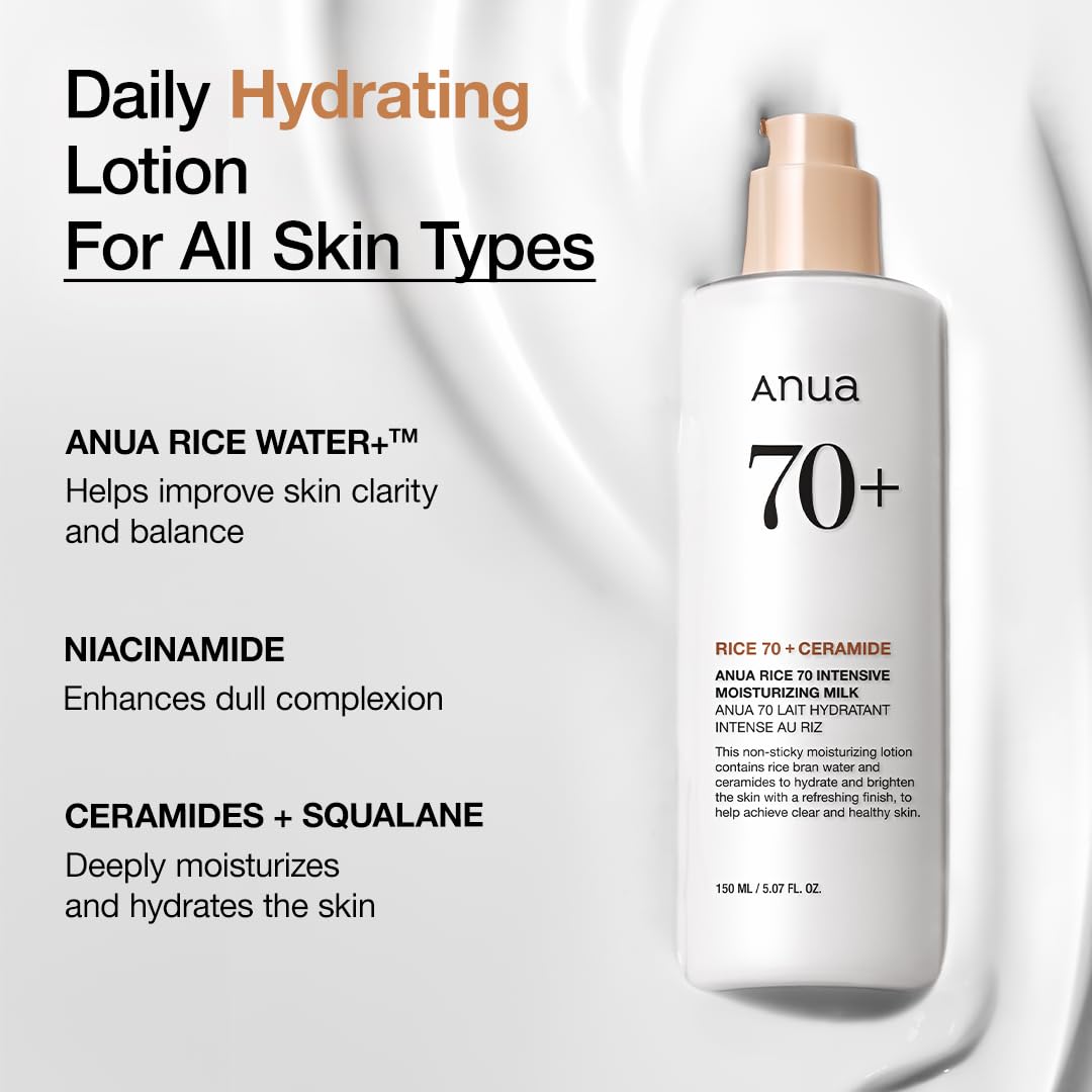 ANUA Rice 70 Intensive Moisturizing Milk 3