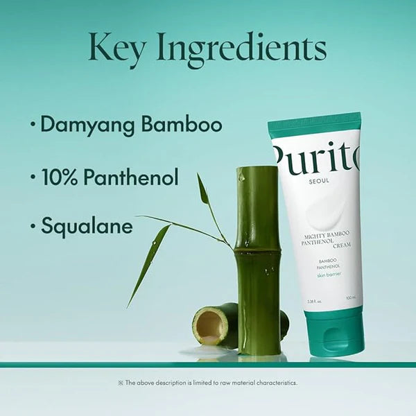 PURITO SEOUL Mighty Bamboo Panthenol Cream 100ml