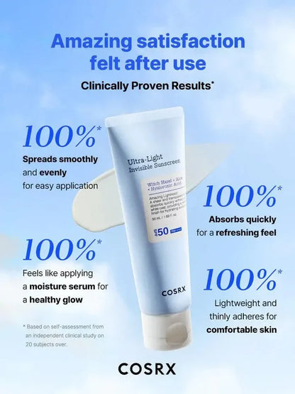 The COSRX Ultra Light Invisible Sunscreen