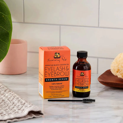 Sunny Isle Jamaican Black Castor Oil Eyelash &amp; Eyebrow Growth Serum 2oz