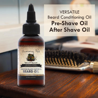 Sunny Isle Jamaican Black Castor Oil Beard Oil 59ml