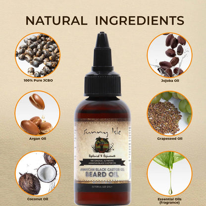 Sunny Isle Jamaican Black Castor Oil Beard Oil 59ml