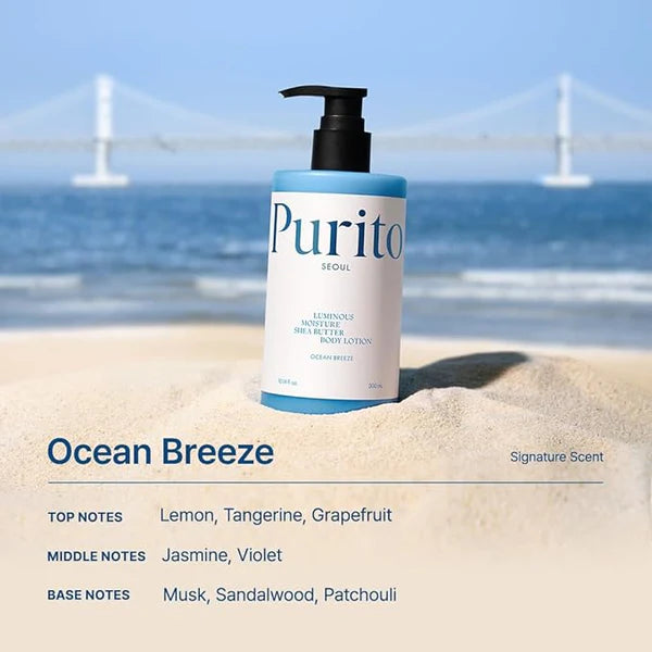 Purito Seoul Luminous Moisture Body Lotion 300ml Ocean Breeze