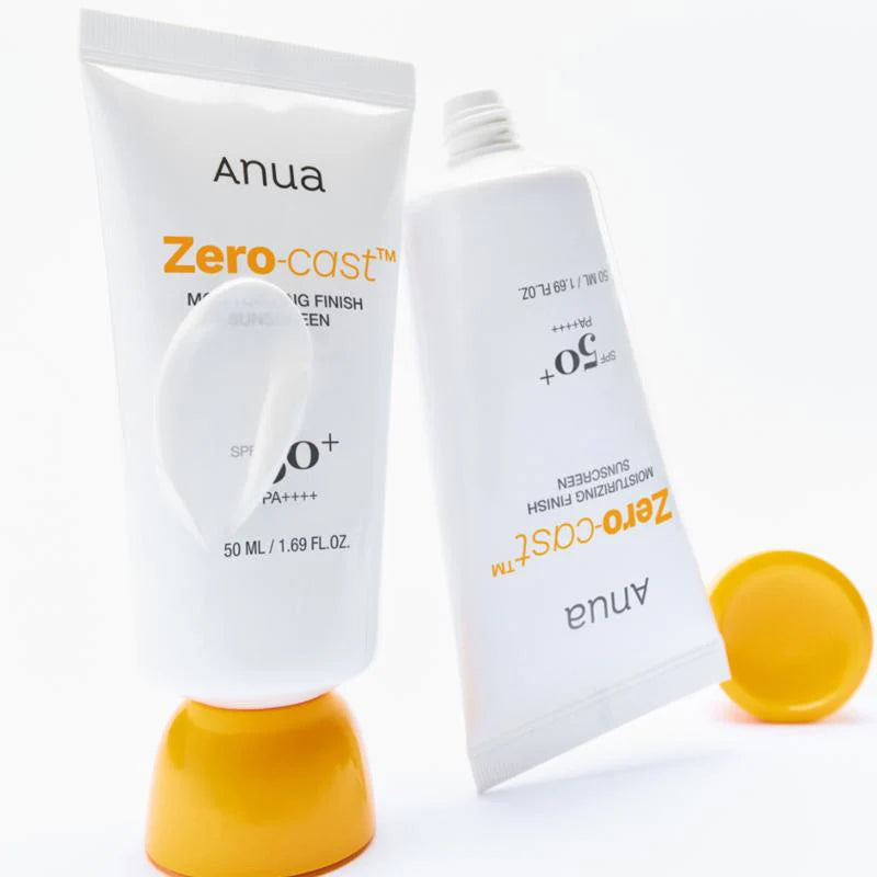 Anua Zero-Cast Moisturizing Finish Sunscreen SPF 50
