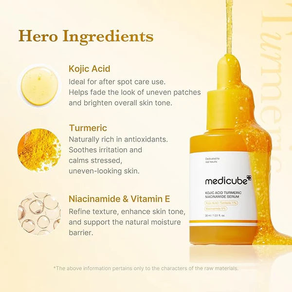 Medicube Kojic Acid Turmeric Clarifying & Balancing Capsule Serum 30ml 3