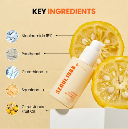 KSECRET SEOUL 1988 Glow Serum: Niacinamide 15% + Yuja 30ml