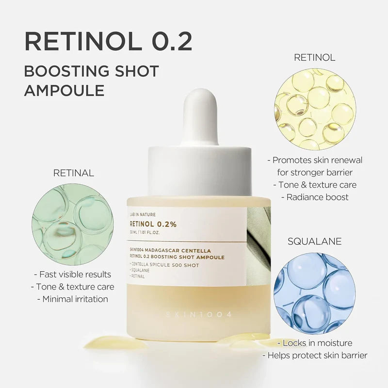 SKIN1004 Retinol 0.2 Boosting Shot Ampoule 2
