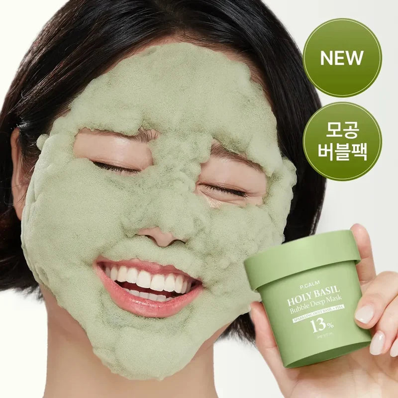 P.CALM Holy Basil Bubble Deep Mask 2
