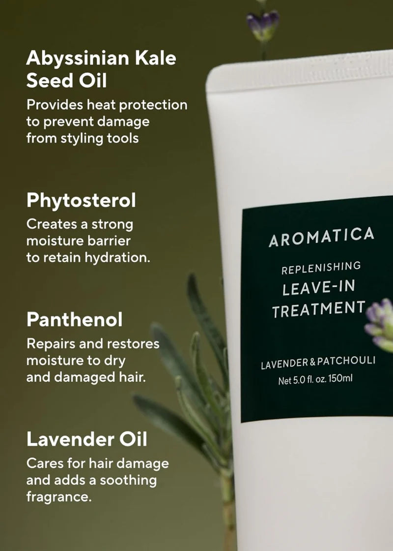 Aromatica Replenishing Leave‑In Treatment Lavender &amp; Patchouli