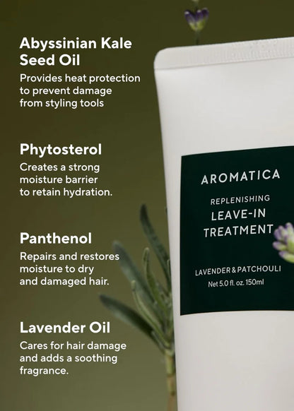 Aromatica Replenishing Leave‑In Treatment Lavender &amp; Patchouli