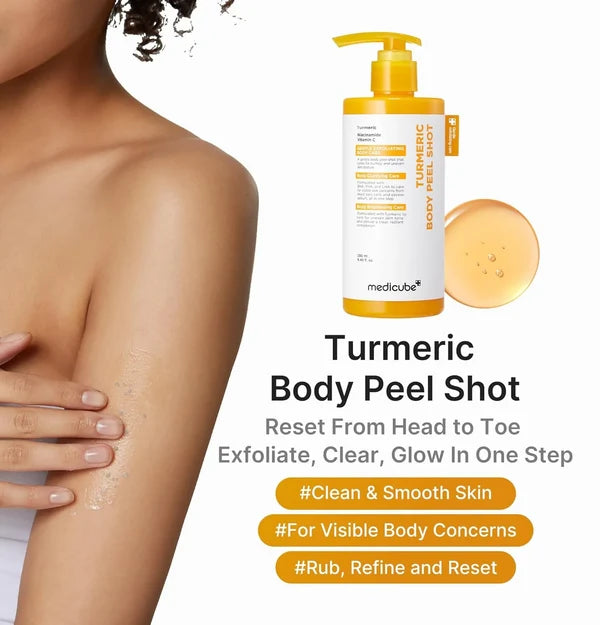 MEDICUBE KOJIC ACID TURMERIC BODY PEEL SHOT 280ml