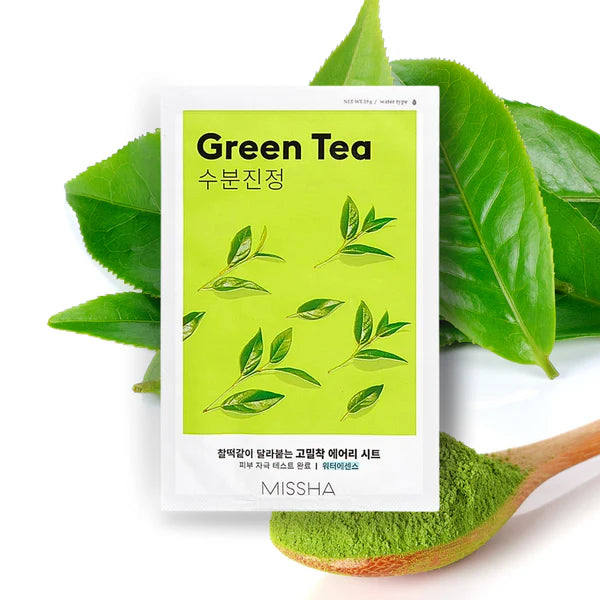 Missha Airy Fit Green Tea Sheet Mask 19g