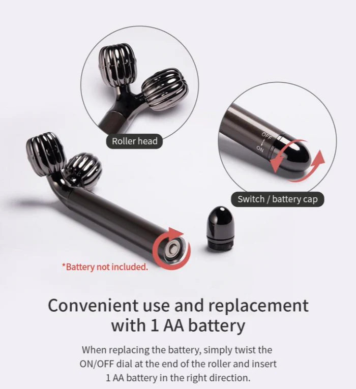 Wellderma face lifting vibration roller