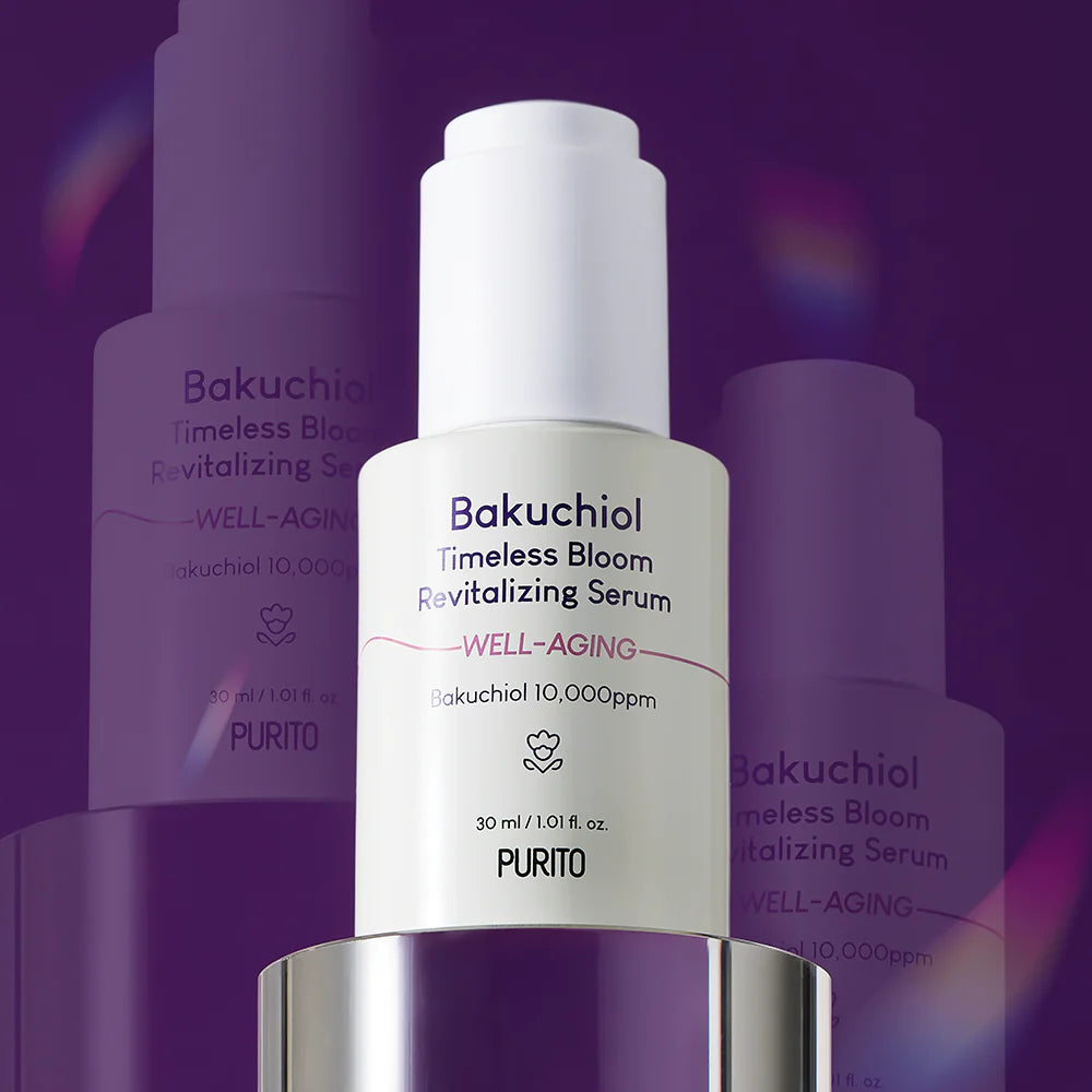 PURITO Bakuchiol Timeless Bloom Revitalizing Serum 30ml