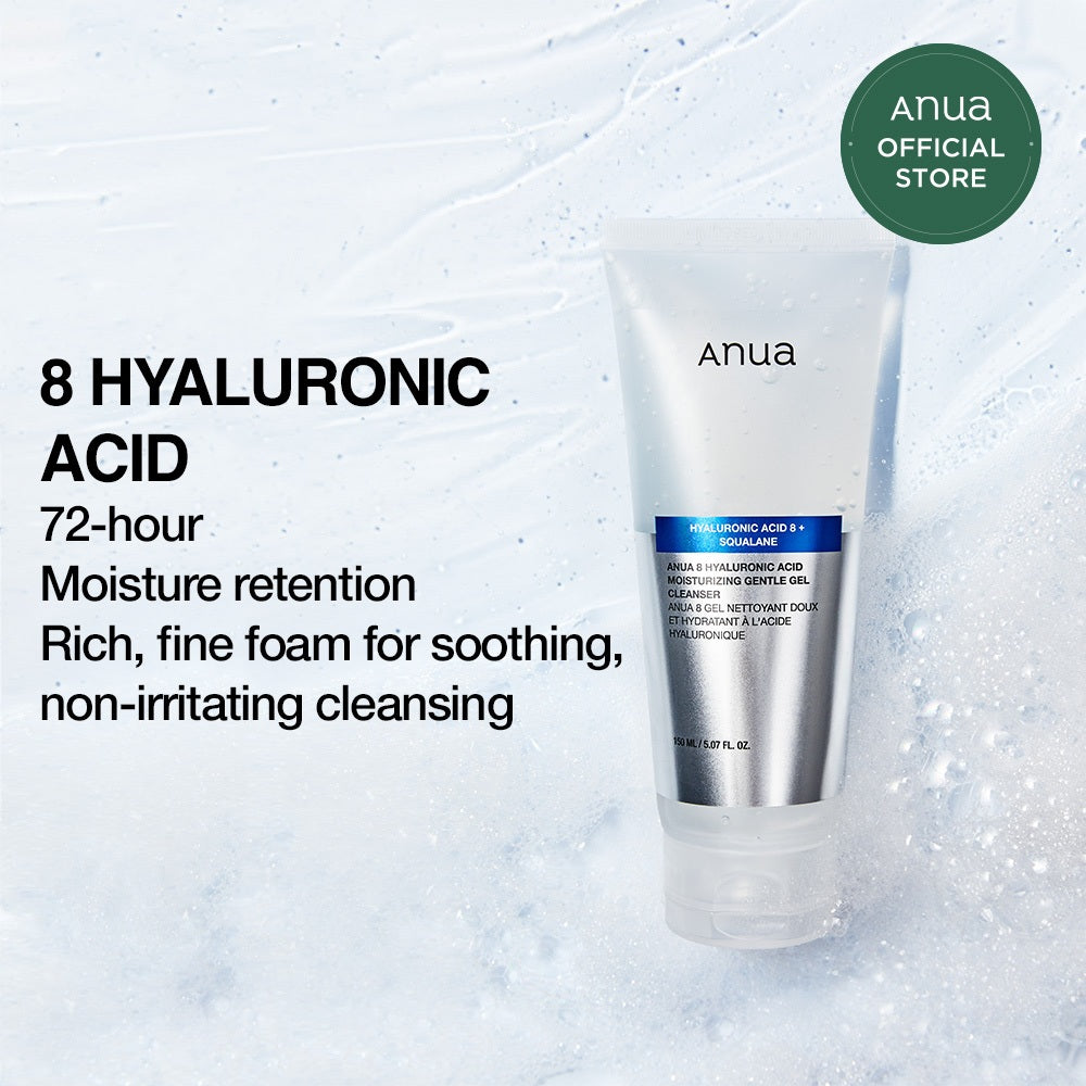 Anua - 8 Hyaluronic Acid Hydrating Gentle Gel Cleanser