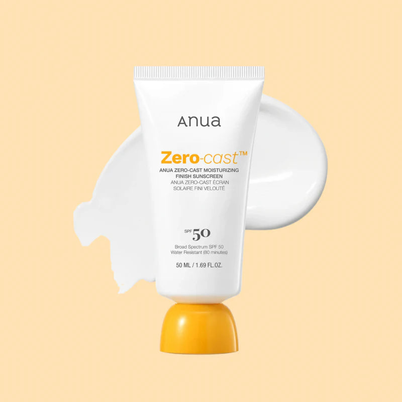 Anua Zero-Cast Moisturizing Finish Sunscreen SPF 50