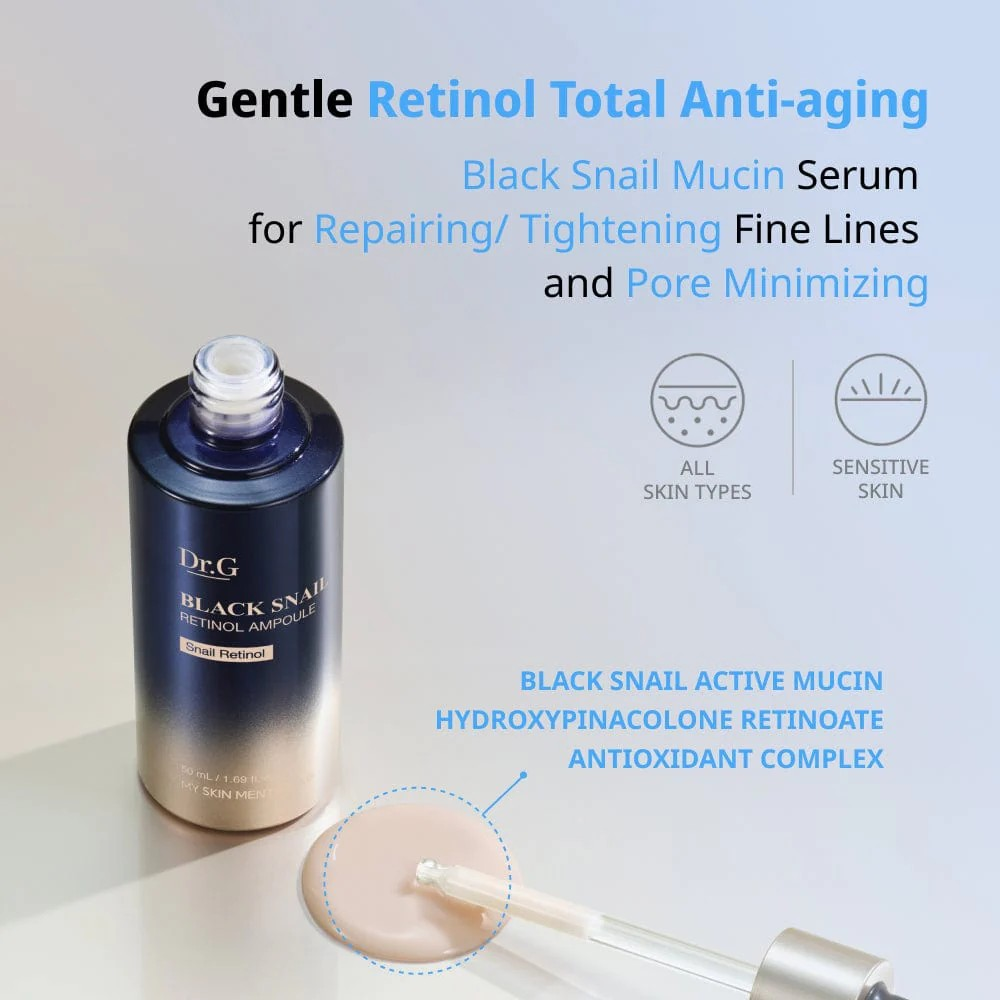 DR.G Black Snail Retinol Ampoule