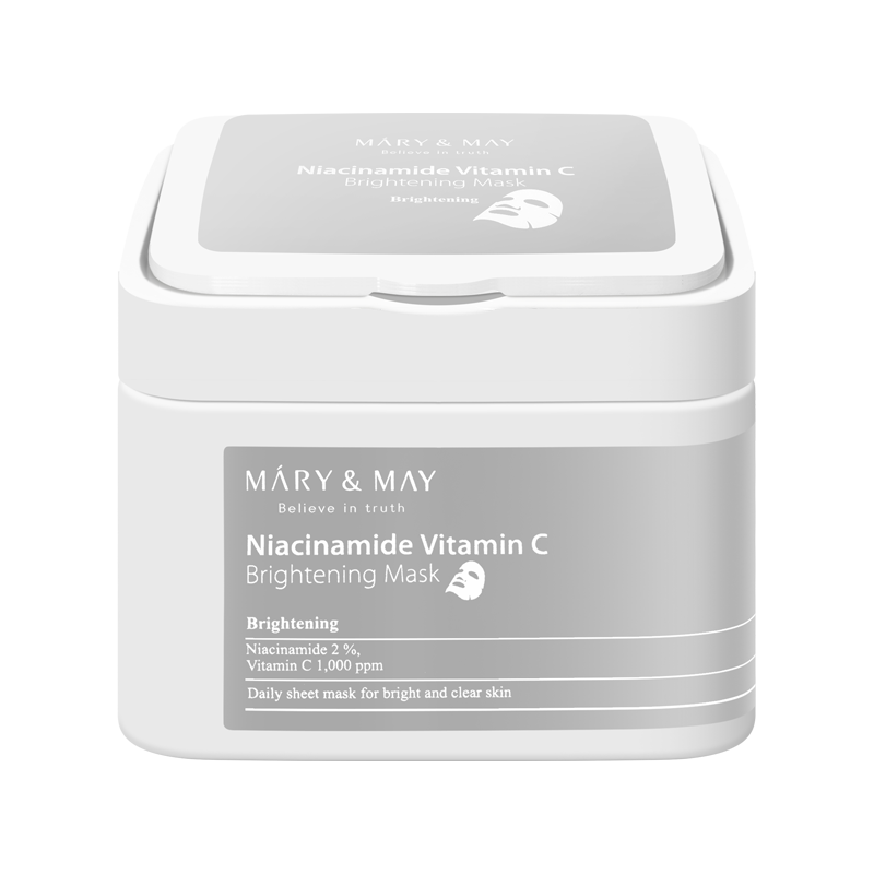 Mary&amp;May Niacinamide Vitamin C Brightening Mask 30ea