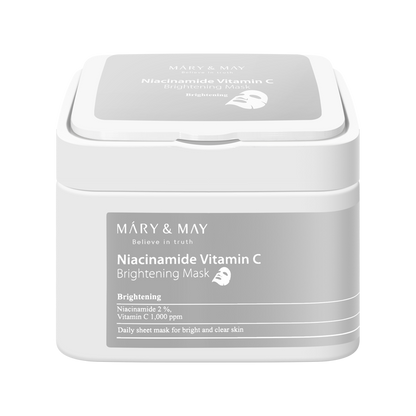 Mary&amp;May Niacinamide Vitamin C Brightening Mask 30ea