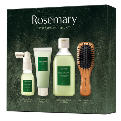 Aromatica Rosemary Scalp Scaling Trial KIT 100ml + 30ml + 30g