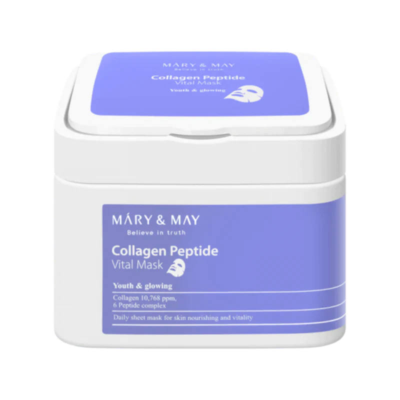 Mary&amp;May Collagen Peptide Vital Mask 30ea