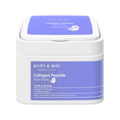 Mary&amp;May Collagen Peptide Vital Mask 30ea